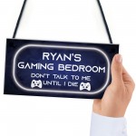 PERSONALISED Neon Effect Gaming Bedroom Sign Xbox Lover Gift
