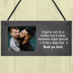 PERSONALISED Image Plaque For Step Dad Birthday Christmas