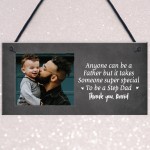 PERSONALISED Image Plaque For Step Dad Birthday Christmas