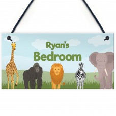 PERSONALISED Bedroom Sign For Daughter Son Nursery Decor