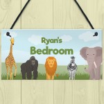 PERSONALISED Bedroom Sign For Daughter Son Nursery Decor