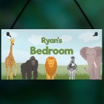 PERSONALISED Bedroom Sign For Daughter Son Nursery Decor