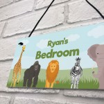 PERSONALISED Bedroom Sign For Daughter Son Nursery Decor