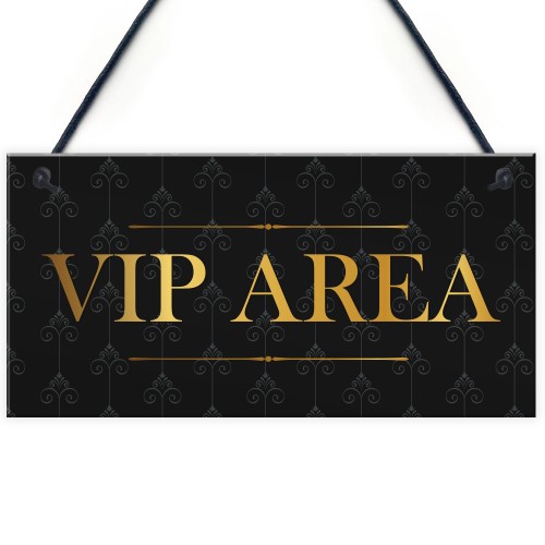 Vintage Style VIP AREA Sign For Bar Pub Club Man Cave Home Bar