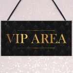 Vintage Style VIP AREA Sign For Bar Pub Club Man Cave Home Bar