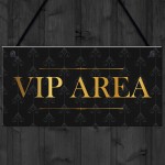 Vintage Style VIP AREA Sign For Bar Pub Club Man Cave Home Bar