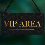 Vintage Style VIP AREA Sign For Bar Pub Club Man Cave Home Bar