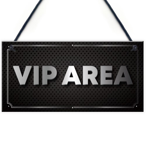 Shabby Chic VIP AREA Sign For Home Bar Man Cave Pub Club