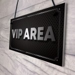 Shabby Chic VIP AREA Sign For Home Bar Man Cave Pub Club