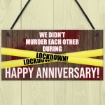 Post Lockdown Anniversary Gift Isolation Quarantine Funny Humour
