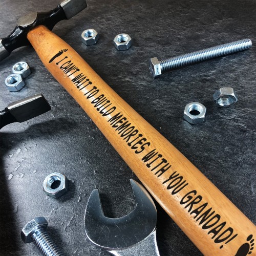 Grandad To Be Gifts Novelty Engraved Hammer Gift From Bump