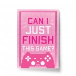 Funny PINK Gaming Print For Girls Bedroom Print Birthday Xmas