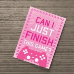 Funny PINK Gaming Print For Girls Bedroom Print Birthday Xmas