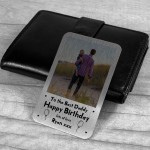 Best Daddy Gift PERSONALISED Wallet Card Insert Birthday Gift