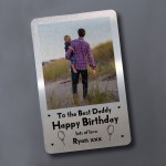 Best Daddy Gift PERSONALISED Wallet Card Insert Birthday Gift