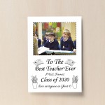 Personalised Gift For Teacher Teaching Assistant A4 Print
