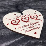 Personalised Best Friend Gift Wood Heart Friendship Thank You