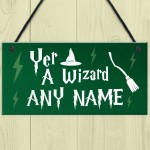 Personalised Wizard Bedroom Sign Magic Theme Gifts For Him Her