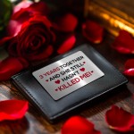 Funny Rude 3rd Anniversary Gift For Wife Girlfriend Wallet Card