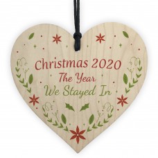 Novelty Christmas 2020 Decoration Quarantine Gift Hanging Wood
