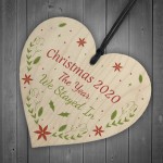 Novelty Christmas 2020 Decoration Quarantine Gift Hanging Wood