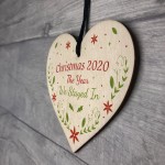 Novelty Christmas 2020 Decoration Quarantine Gift Hanging Wood