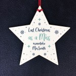 PERSONALISED Engagement Christmas Gift Tree Bauble Decoration
