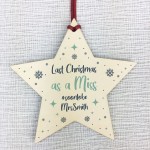 PERSONALISED Engagement Christmas Gift Tree Bauble Decoration