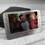 Family Christmas PERSONALISED Photo Wallet Card Family Gift