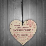 PERSONALISED Friendship Gift For Birthday Christmas Wood Heart
