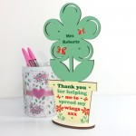 Thank You Wooden Flower For Your Teacher Teaching Assistant