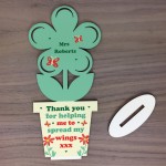 Thank You Wooden Flower For Your Teacher Teaching Assistant