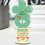 Thank You Wooden Flower For Your Teacher Teaching Assistant