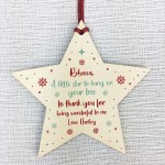 PERSONALISED Thank You Christmas Gift For Teacher Assistant