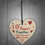 Funny Rude 10th Anniversary Gift For Husband Wife Gift For Him