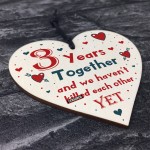 Funny Rude 3rd Anniversary Gift For Husband Wife Gift For Him