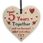 Funny Rude 5th Anniversary Gift For Husband Wife Gift For Him