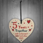 Funny Rude 5th Anniversary Gift For Husband Wife Gift For Him
