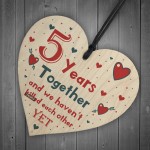 Funny Rude 5th Anniversary Gift For Husband Wife Gift For Him