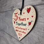 Funny Rude 5th Anniversary Gift For Husband Wife Gift For Him