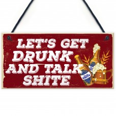 Funny Alcohol Sign Man Cave Home Bar Pub Hanging Plaque Vodka