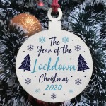 Christmas Lockdown Personalised Bauble 2020 Tree Decoration