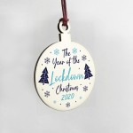 Christmas Lockdown Personalised Bauble 2020 Tree Decoration