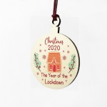 Novelty Christmas Bauble Year Of The Lockdown Tree Decoration