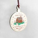 1st Xmas New Home Bauble PERSONALISED Christmas Tree Decor