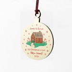 1st Xmas New Home Bauble PERSONALISED Christmas Tree Decor