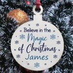 PERSONALISED Christmas Bauble Tree Decor Daughter Son Gift