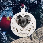 PERSONALISED Image Photo Christmas Tree Decoration Pet Sign