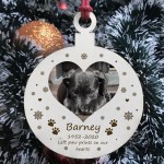 PERSONALISED Image Photo Christmas Tree Decoration Pet Sign