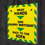 Wash Hands Novelty Lockdown Gift Sign